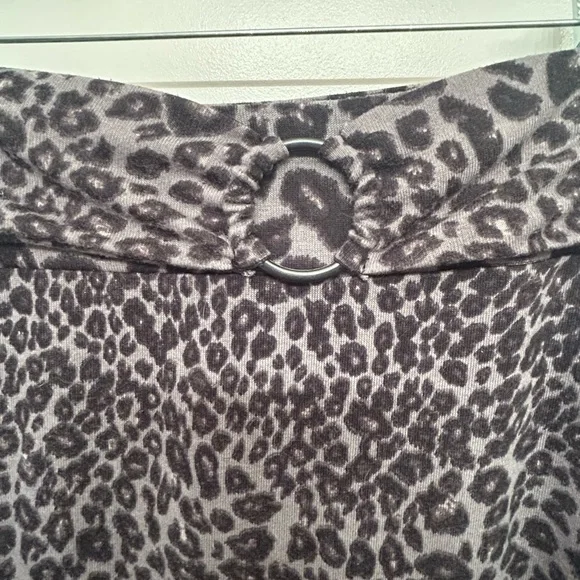 Robert Louis Leopard Print Skirt sz. L - Picture 4 of 5